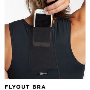 Oiselle Flyout Bra (white, although black shown in images)
